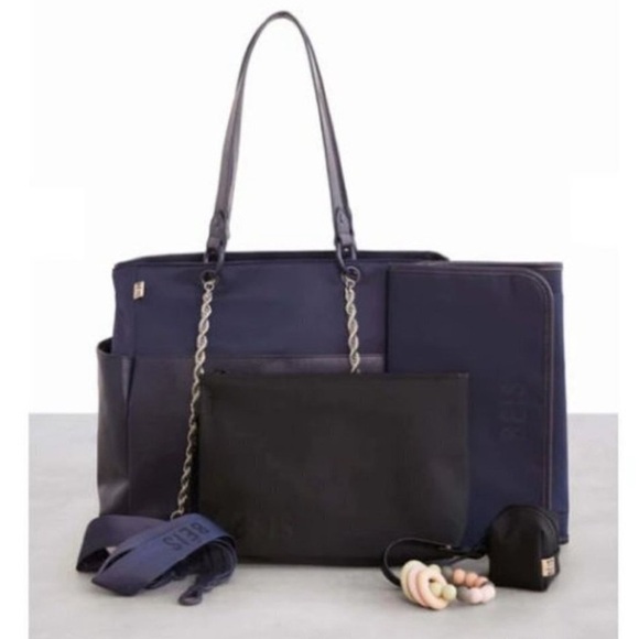 BEIS Dark Blue Baby Bag - Picture 9 of 16